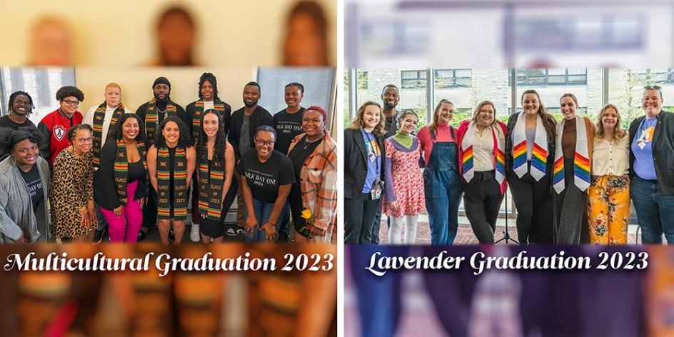 Multicultural Lavender Graduations