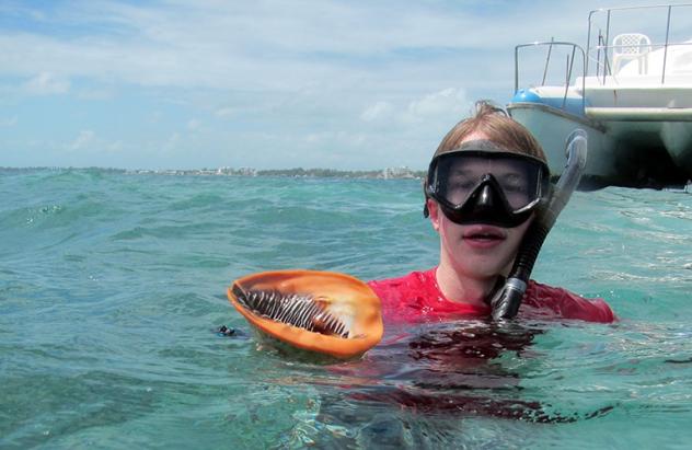 Students are in Belize for a spring break trip to study the barrier reef system there.
