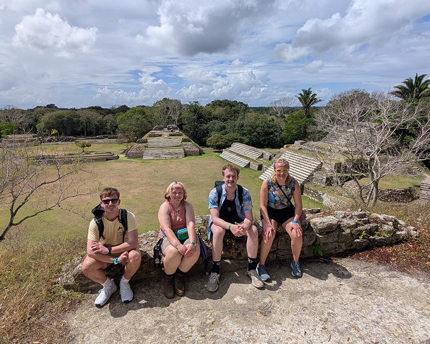 3.13 Group at Altun Ha Plaza A
