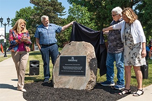 Percy Lilly Campus Forest dedication at Alumni Weekend 2023