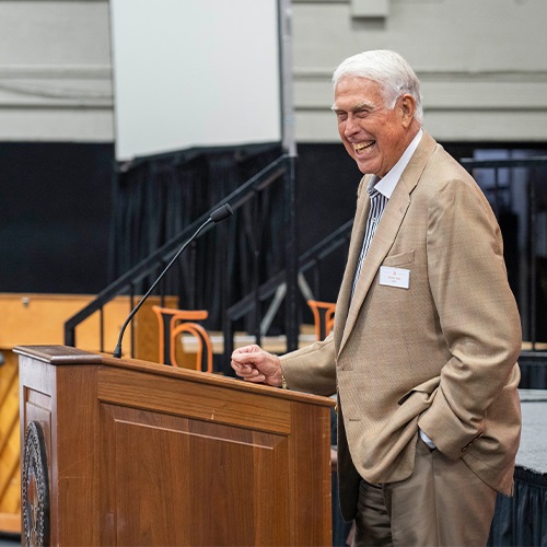 Charlie Cole is this year's recipient of the Trustee Distinguished Service Award.