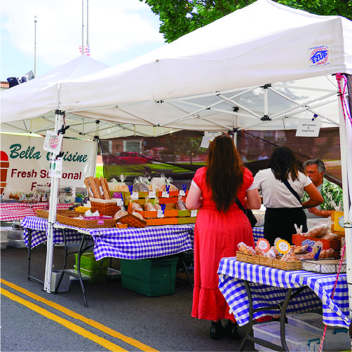 Bella Cuisine Display at Farmers Market"