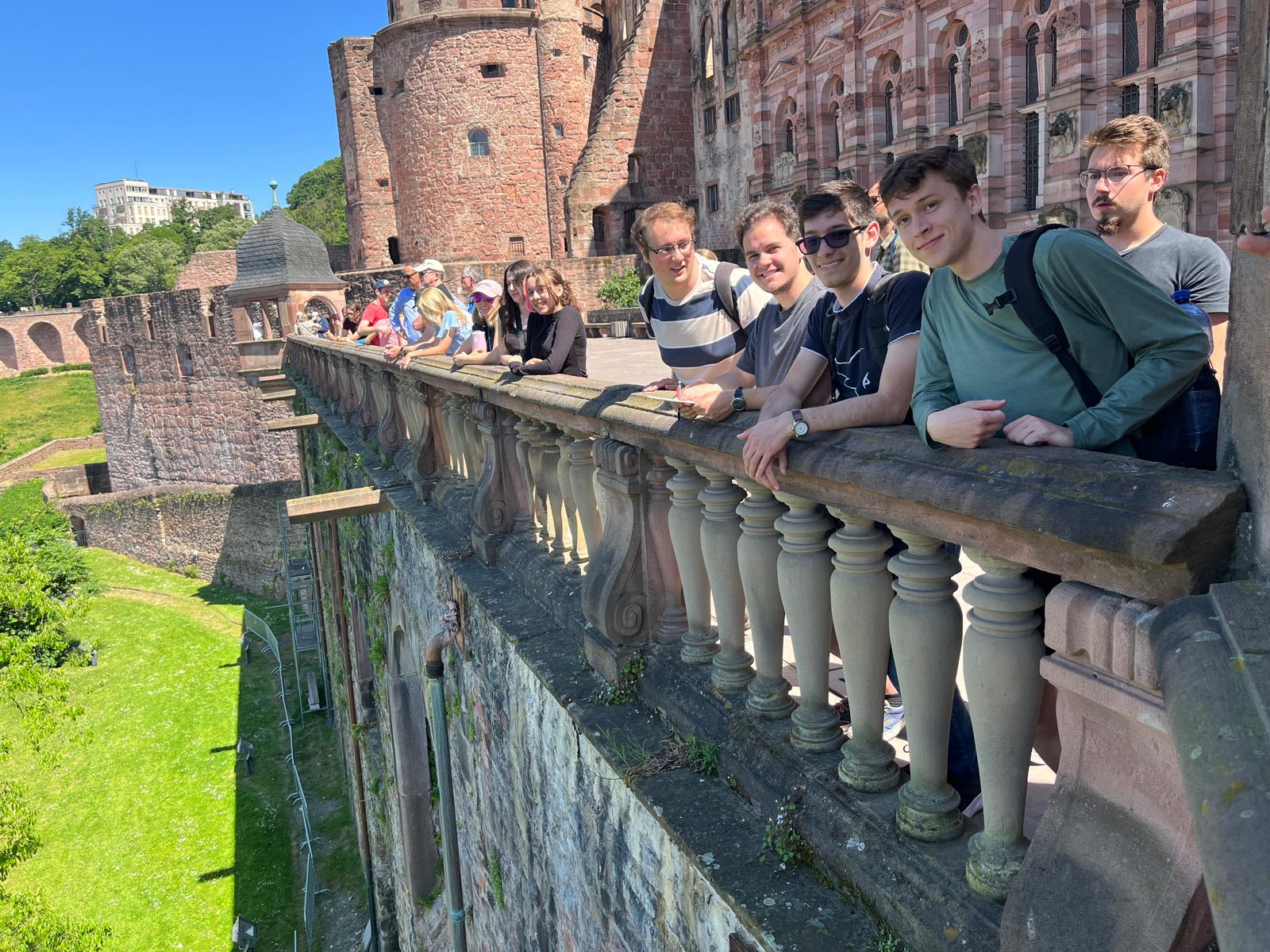 "Daniel at the Heidelberg castle"