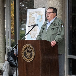 "" Veterans Day22 keynote speaker Dick Nolte