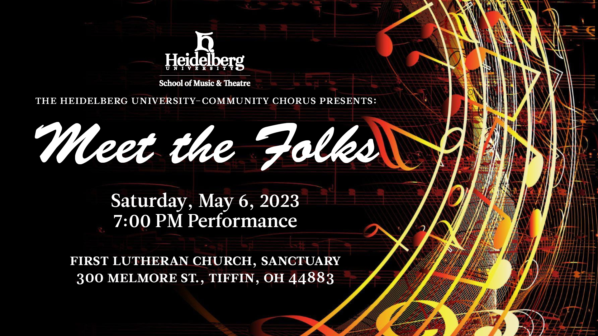 Heidelberg University-Community Chorus Concert