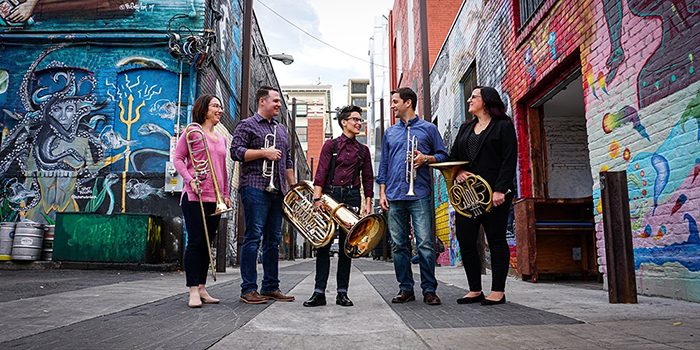 Mirari Brass Quintet Group Photo