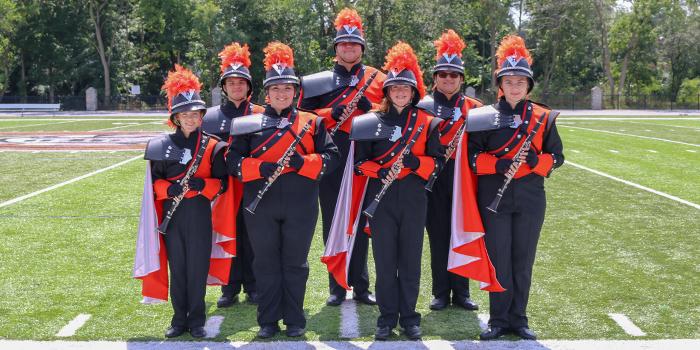Heidelberg Marching Band Clarinets Section