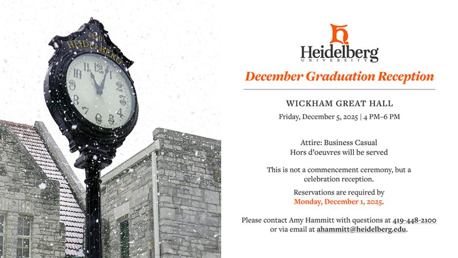 Heidelberg December Graduation Reception