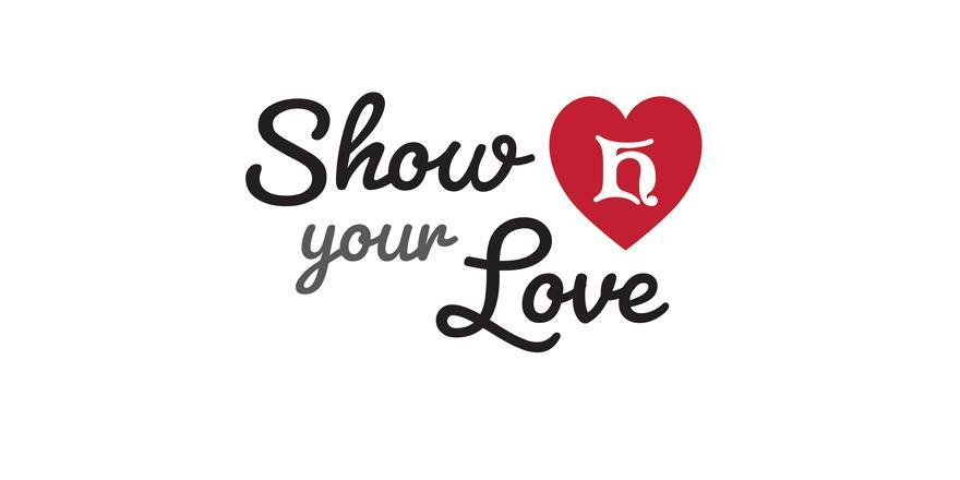 Show your love logo