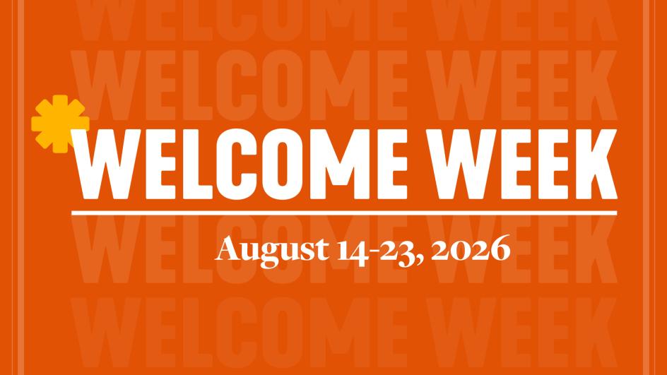 Welcome Week 2026