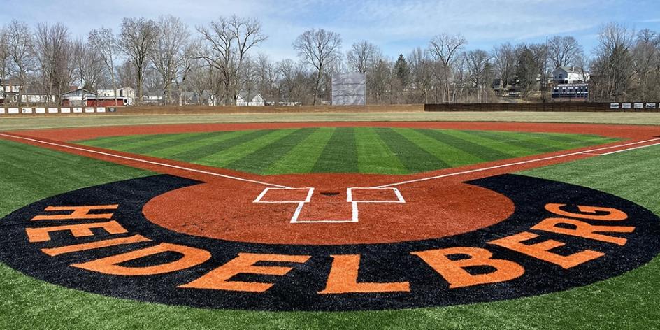 The new turf infield is ready to go for the baseball team's home opener on March 20.