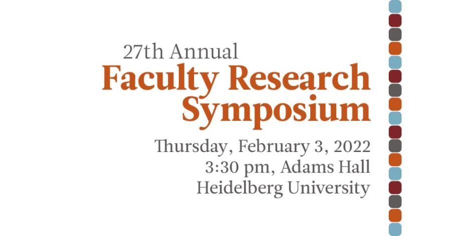 27th annual Faculty Research Conference is Feb. 3, 2022