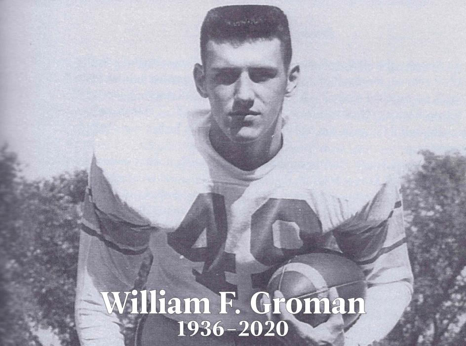 Bill Groman '58, NFL record holder, passes away