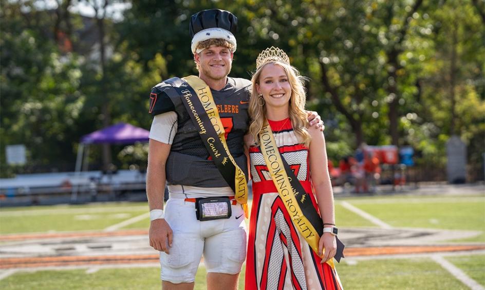 2025 Homecoming Royalty Abbie Stine and Ty Poorman