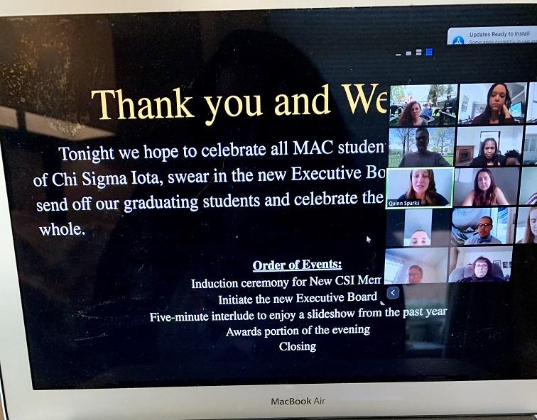 MAC hosts virtual induction, awards ceremony