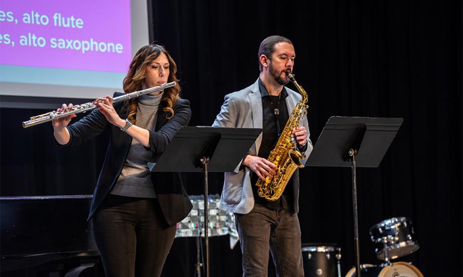 Tower Duo performs at the 2026 Heidelberg New Music Festival