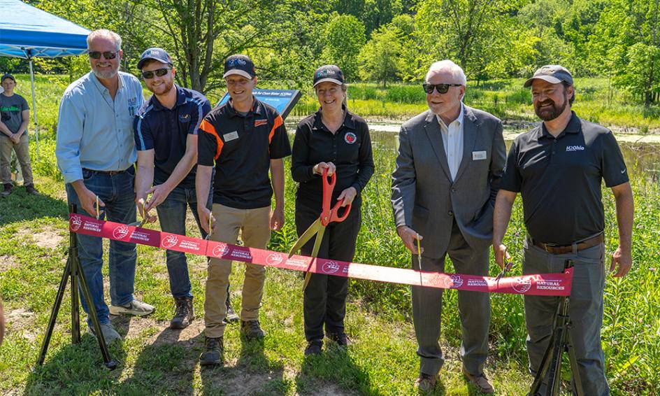 Ribbon Cutting of Funk-Dewald Nature Preserve