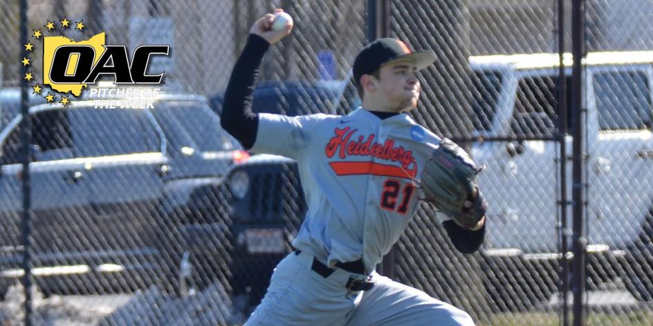 Thompson named OAC Pitcher of the Week