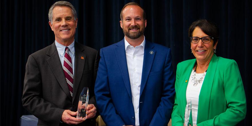 Rob Huntington, Aaron Montz, and Lill Schumacher