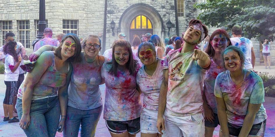 A Welcome Week Color Party