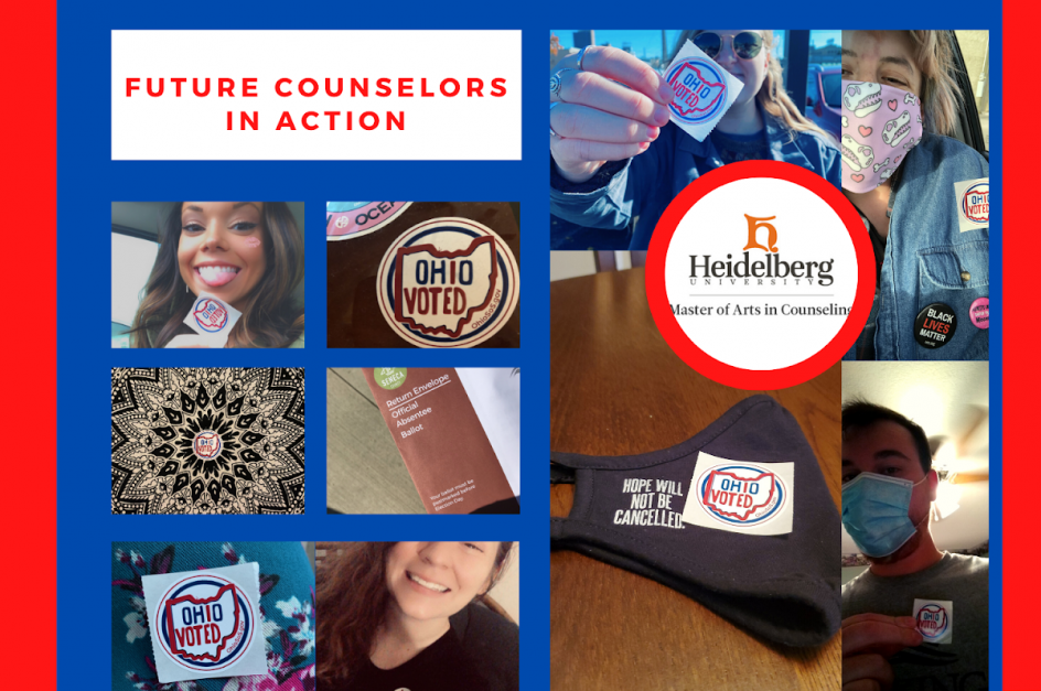 Future counselors in action: Why I voted