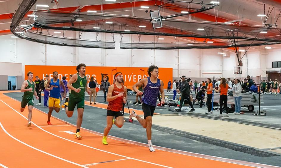 Frann's Fieldhouse indoor T&F meet
