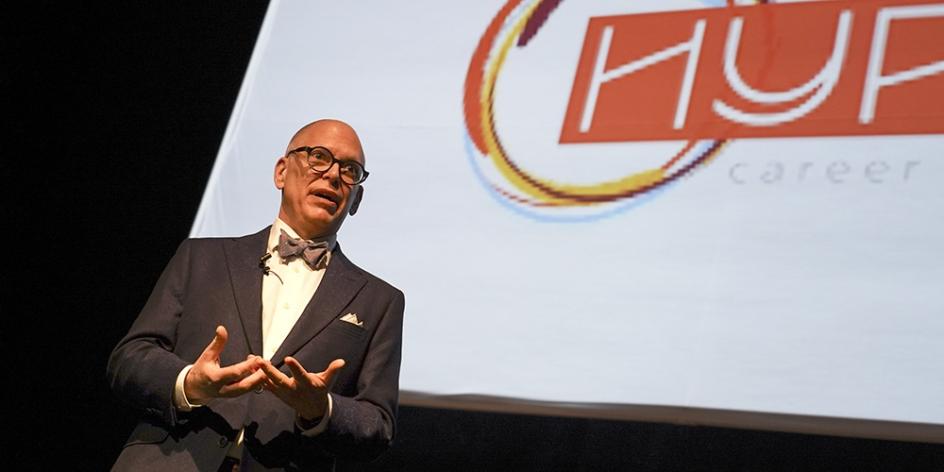 Jim Obergefell of the Obergefell v. Hodges marriage equality case was the HYPE keynote speaker in January 2022.