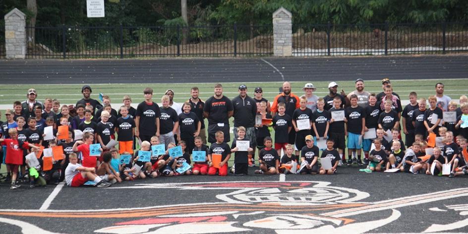 Youth Football camp at Heidelberg