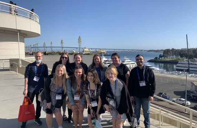 Heidelberg's Chem Club at the ACS spring conference in San Diego.