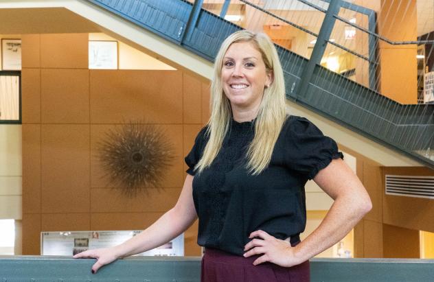 Erica Moyer is the new biology instructor this year.