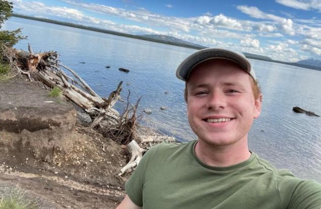 Gavin Buurma at his internship at the Utah Festival Opera & Musical Theatre