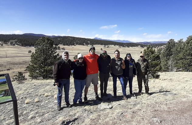 HU Students in Colorado for Environmental Studies Class