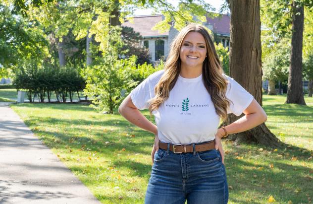 Leah Cordy, '20 and MBA '21, turned an internship into full-time employment, and then to launching a non-profit at age 22.