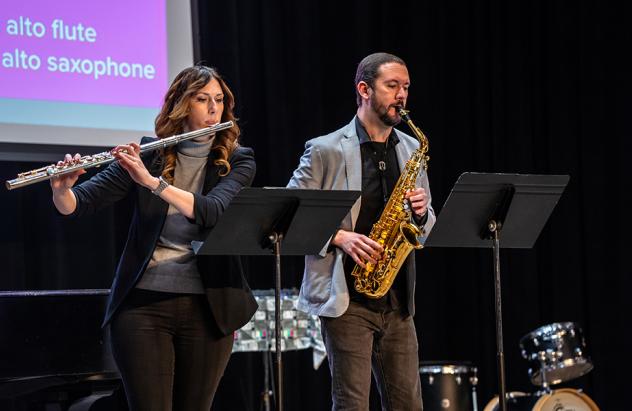 Tower Duo performs at the 2026 Heidelberg New Music Festival