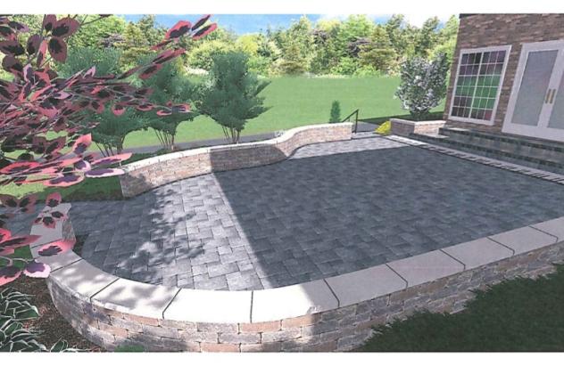 Pancoast Patio rendering