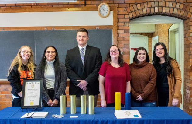Criminology honorary inducts first class
