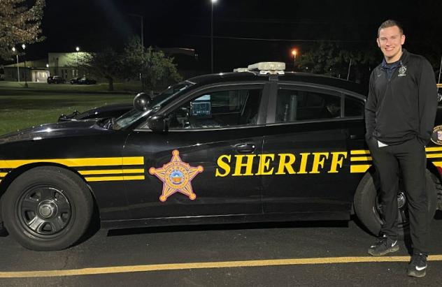 Criminology major Danny Peacock is completing an internship at the Seneca County Sheriff's Office.