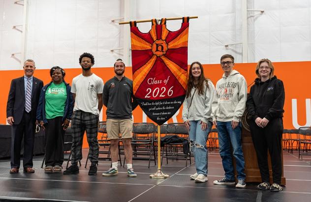 Class of '26 banner presentation