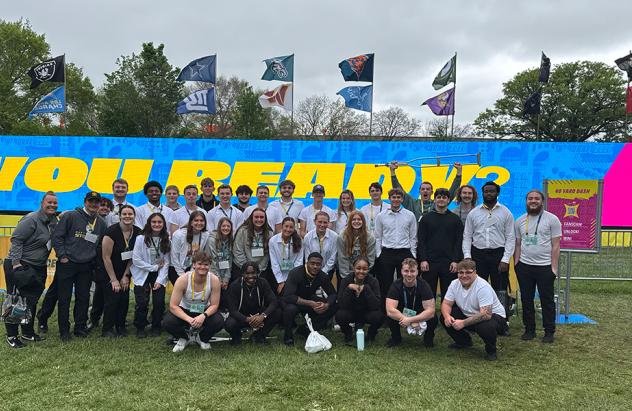 Heidelberg Students at the NFL Draft