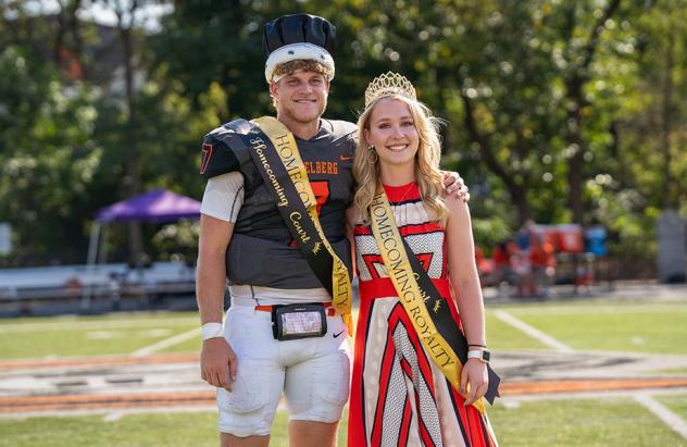 2025 Homecoming Royalty Abbie Stine and Ty Poorman
