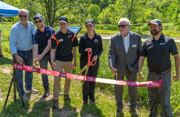 Ribbon Cutting of Funk-Dewald Nature Preserve