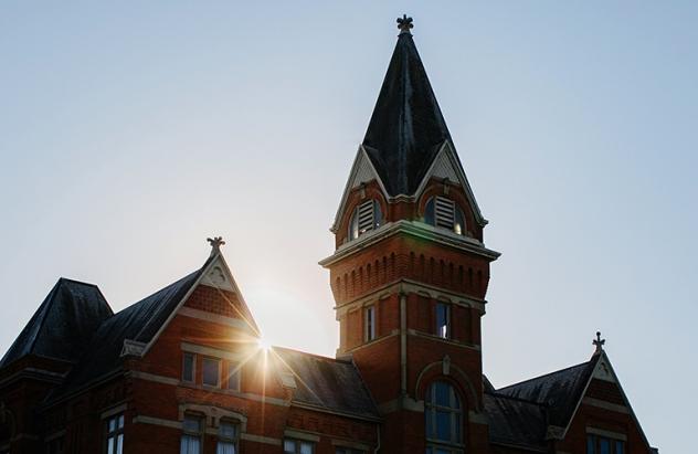 University Hall sunrise