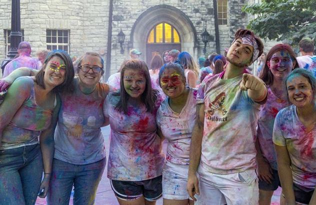 A Welcome Week Color Party