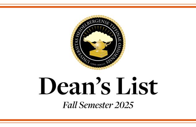 Heidelberg University Deans List Fall 2025
