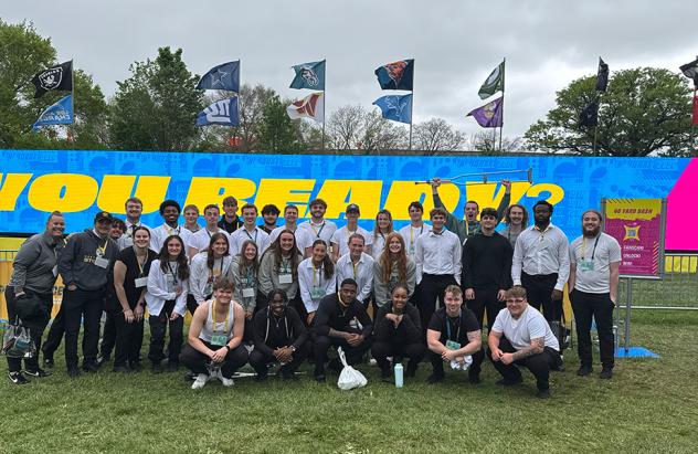 Heidelberg Students at the NFL Draft