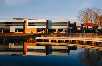 Campus Landscape at Sunset