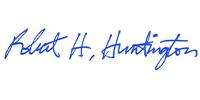 Robert H Huntington Signature